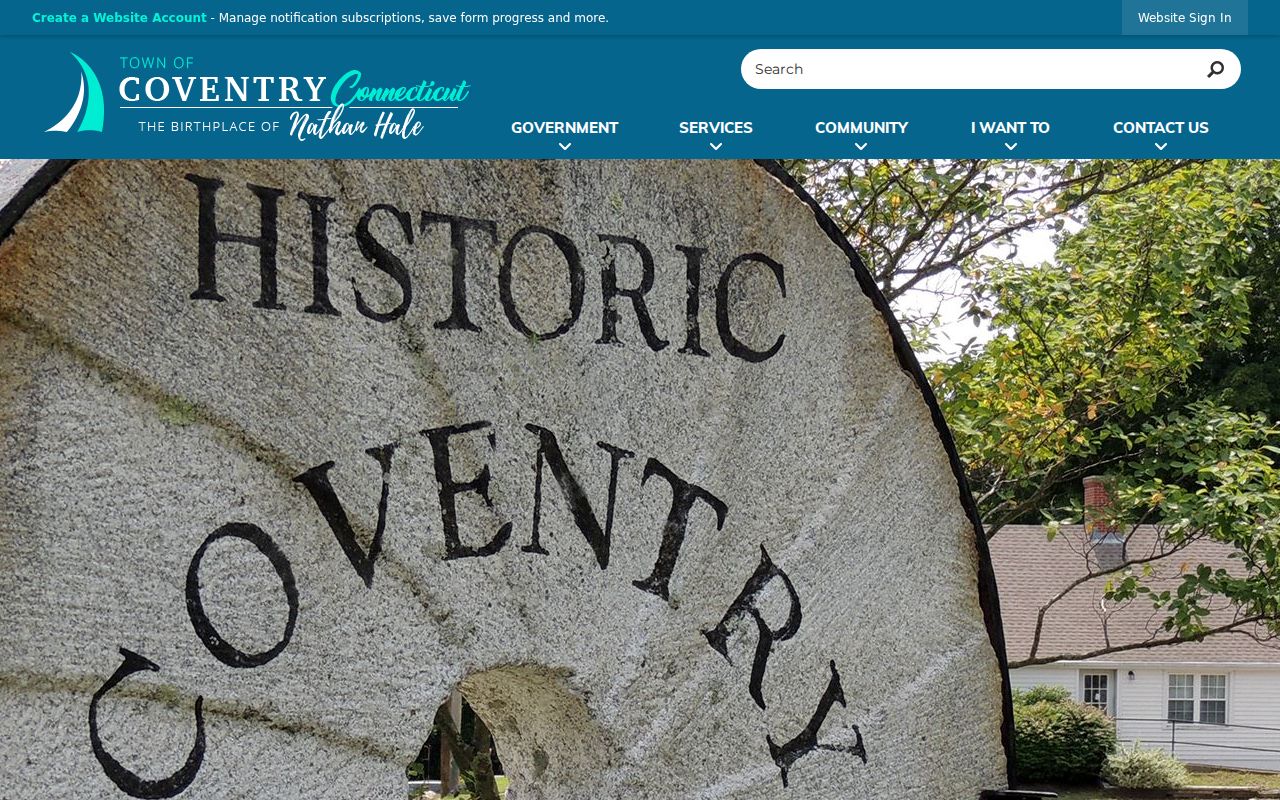 Coventry warrant records official town portal